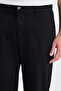 Ds Damat Comfort Fit Black Gabardine Chino Trousers - 2
