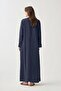Navy Blue-Comfortable Fit Modal Robe - 3