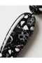 Black Floral Silver Polymer Clay & Epoxy Handmade Nail Earrings (Stainless Steel Hardware) - 3