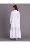 Senior Girls White Embellished Maxi Dress - 3