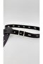 Front-Tie Double Buckle Bitter Brown Women's Belt, Jacket Belt, Dress Belt - 2