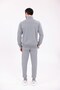 Füme Noir Line Hoodless Zippered Top and Jogger Bottom Tracksuit Set - 2