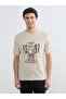 Giyçık Storeden Gray Crew Neck Teddy Printed Men's Shorts Pajama Set - 2