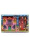 Kids Dollhouse Playset with Animal Figures & Accessories, Pretend Toy House 3+ - 2