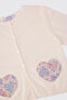 Liberty Fabric Girls' Floral Patterned Knitwear Cardigan - 3