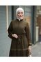 Layered Dress with Belt - 4