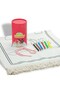 Special Washable Painted Prayer Mat Set for Children - Red