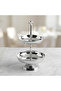 Elegant Stainless Steel and Brass Double Layer Decorative Serving Dish 37 cm - 2