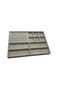 Tanzanya Model Suede Fabric Cream Color 24/34 cm Jewelry Organizer - 4