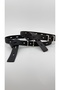 Front-Tie Double Buckle Bitter Brown Women's Belt, Jacket Belt, Dress Belt - 4
