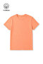 Boys and Girls Plain Short Sleeve Summer Orange T-Shirt - 3