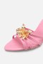 Jelly Women's Front Buckled Heels Slipper A006-K1907 - 6