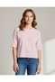 Senior Girls Pink Embellished T-Shirt