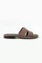 Cordelia Women's Genuine Leather H-Band Slipper - Daily Stylish Skin Care Leather Sandals - 5