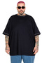 Mode XL Large Size T-Shirt Gofre U26221 Dark Blue - 4