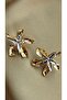 Gold and Silver Colored Leaf Necklace - 2