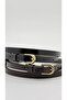 Elegantly Designed Thin Bitter Brown Women's Belt with Minimal Buckle, Compatible with Trousers, Jackets, Dresses, and Shirts - 7