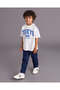 Boys Navy 5 Pocket Pullon Jeans - 5