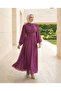 Embroidered chiffon dress - 8