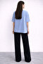 -Women's Oversize Minimal 2-Piece Set 100% Cotton Soft Touch Comfortable Combination - 2