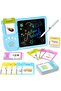 Talking Flash Cards LCD Writing Tablet for 2-8 Years Toddlers,Rechargeable Drawing Board Pad Toys - 2
