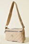 Women's Multi-Compartment Quilted Shoulder Bag - 2
