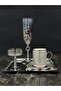 6-Person Silver Coffee Presentation Set – Silver Coffee Cup, Turkish Coffee Bowl, Coffee Saucer and Tray - Luxury Coffee Set - 2