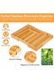 Bamboo Drawer Organizer with 5 Compartments – Expandable 7 Section Cutlery Tray, Kitchen - 3