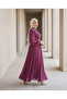 Embroidered chiffon dress - 3