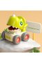 Dinosaur Push & Go Car Toys Pack of 4 | Lights & Music Cute Kids Toy - 8