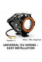 E-10 LED Projector Headlight 12V for Electric Scooter E-Bike Motorcycle - 5