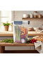 Super Lock Plastic Rectangular Food Container With Lid 1350 ml-Blue&Transparent - 2