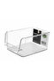 Plastic Fridge Organizer 21 cmX 15.5 cmX 11 cm-Transparent