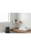 Metal Corner Shelf 26 cm*26 cm*4.5 cm, White - 2