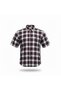 Men's Classic Wide Cut Plaid Cotton Short Sleeve Shirt - 2