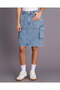 Senior Girls Blue Denim Skirt