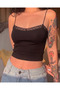 Lace Detail Night Strap Crop Top