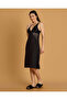 Women Black Embellished Chemise