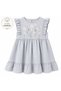 100% Cotton Embroidered Girls' Summer Dress - 2
