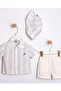 Lily Co Striped Shirt Baby Boy 3-Piece Set - 2