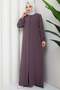 Pleated Back Ferace Mink Hm2906 - 2