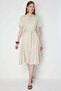 Beli Belted Short Sleeve Midi Dress - 2