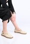 Laceless Belt Buckled Jurdan Taban Genuine Leather Daily 332-26121 Women's Shoes