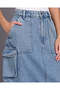 Senior Girls Blue Denim Skirt - 4