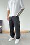 Smoked Patch Design Detailed Extra Loose Baggy Trousers - 2