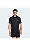 Workout Essentials Men's Black Polo T-Shirt (Ka3563)