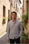 Men's Black Striped Long Sleeve Shirt Ls-13043
