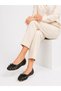 Women's Gold Sequined Bowknot Ballerinas, Daily Comfortable, Stylish and Useful Ballerinas - 3
