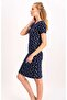 Living Navy Blue Women's Nightgown - 3