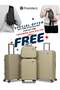 Polypropylene 4 Piece Trolley Luggage Set